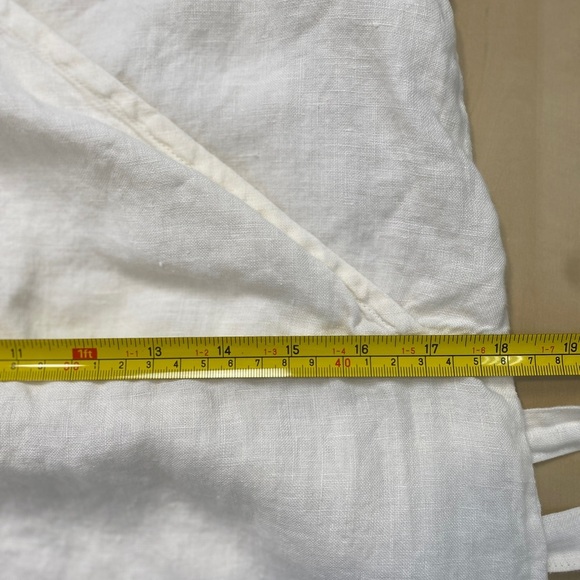 Eileen Fisher Slip On 100% Linen Midi Dress Sz Small S Beach Vacation Minimalist - Picture 5 of 8